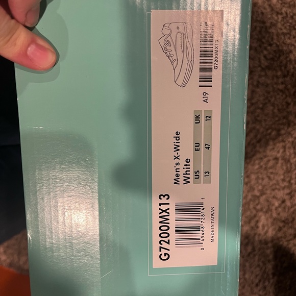 Apex Men's Active Walker G7200M  Biomechanical White size 13 x-wide NEW - Picture 6 of 6